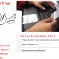 online payment form