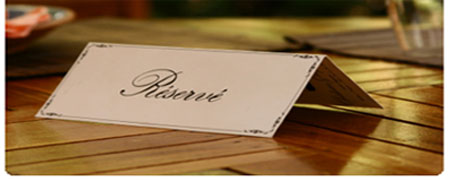 Reservation Card