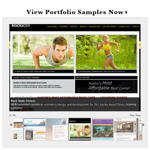 WEBii Web Design Portfolio