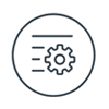 web development icon gears